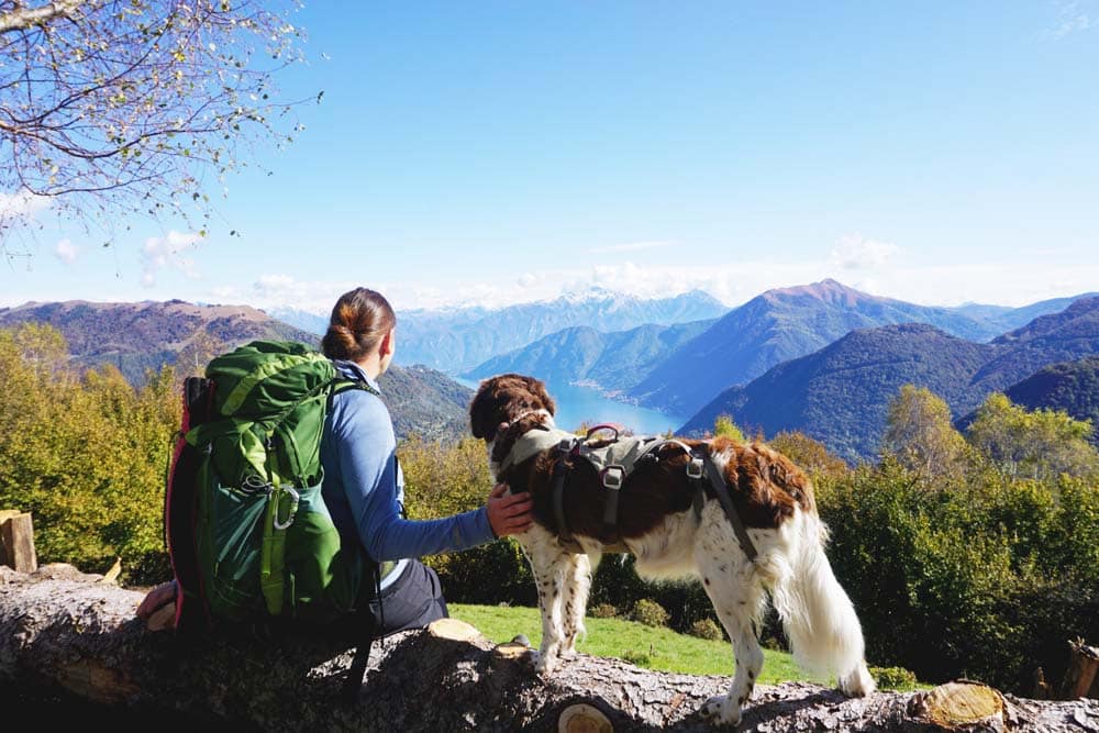 Die wilde Seite des Comer Sees: Via dei Monti Lariani wandern mit Hund