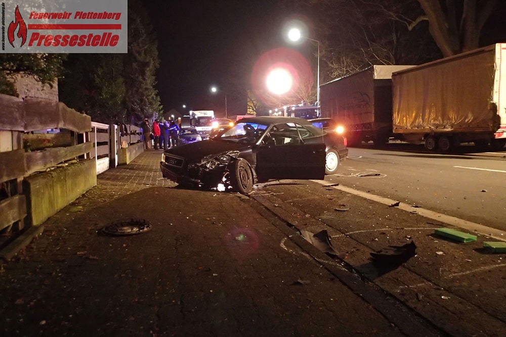 Autounfall: Fahrer und Hund verletzt