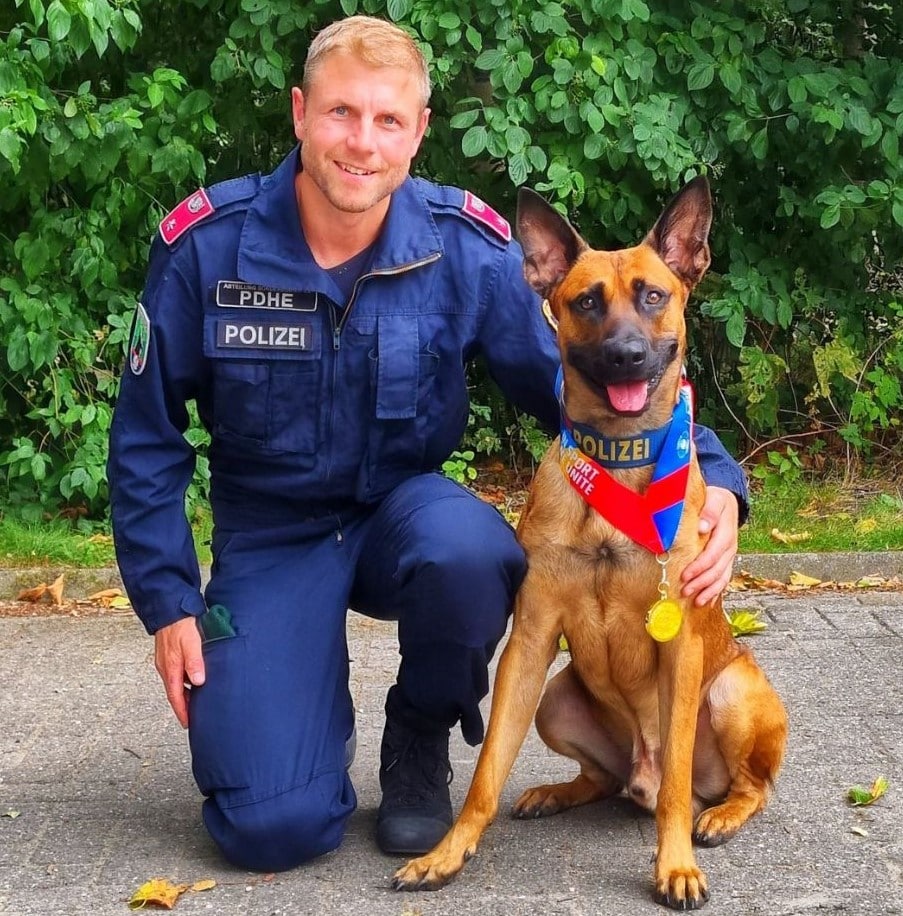“Polizist des Jahres” gewann mit Diensthund World-Police-Games