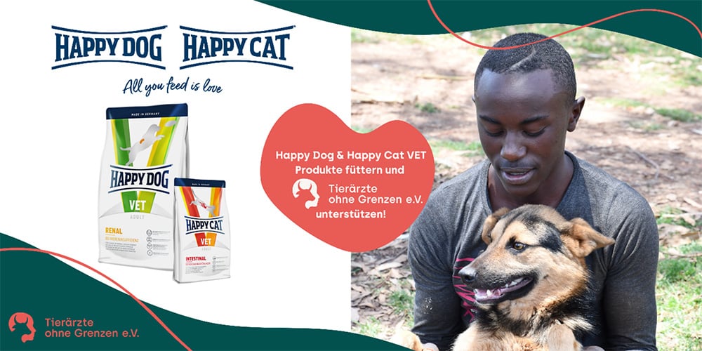 Happy Dog unterstützt durch eine Kooperation den Verein Tierärzte ohne Grenzen e. V.